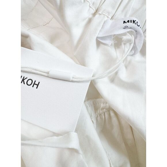 NEW NWT MIKOH SAKURA MIDI DRESS sz S, 1 - Bone Tiered A Line - Picture 9 of 9